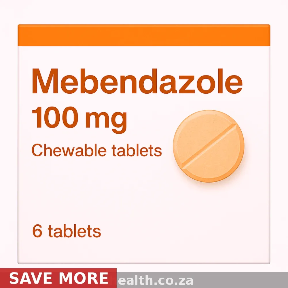 Buy Vermox Online South Africa — 100mg Mebendazole for Parasite Treatment From $0.98