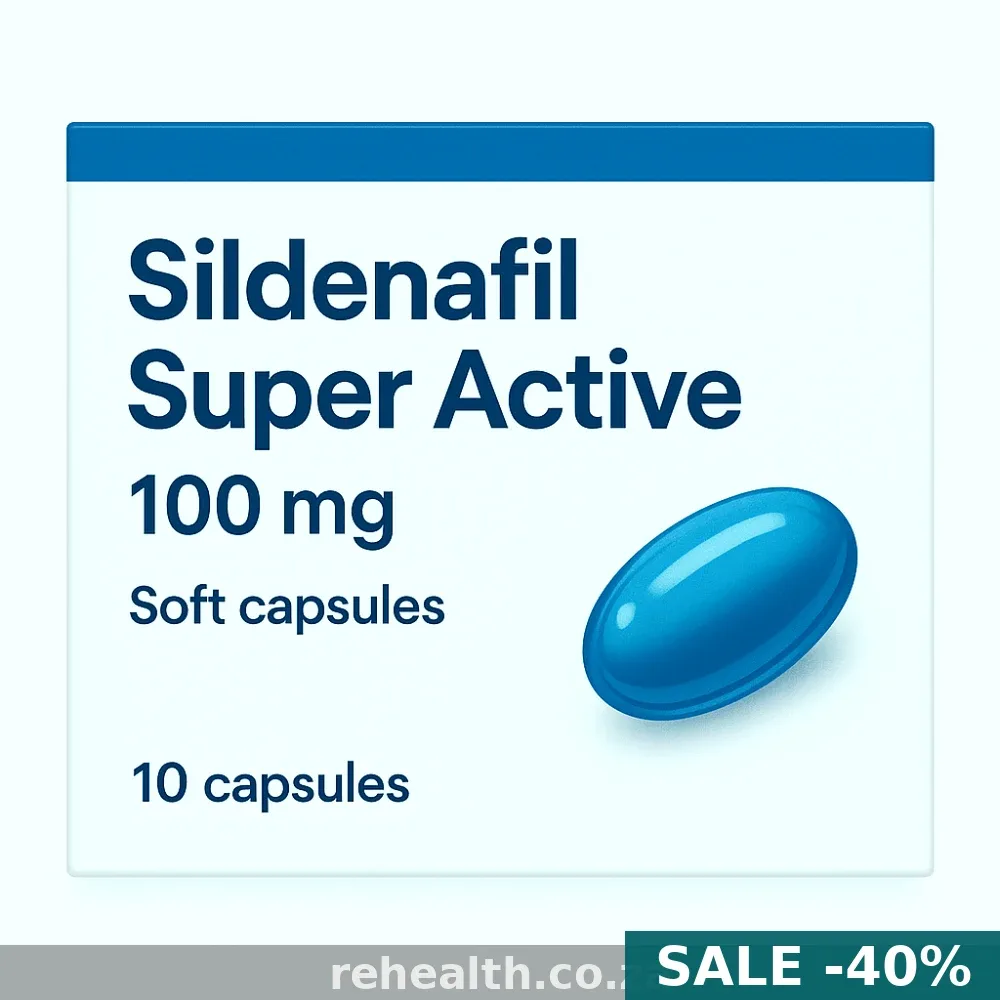 Buy Viagra Super Active 100mg 28 Capsules in Johannesburg | Sildenafil Treatment From $1.18