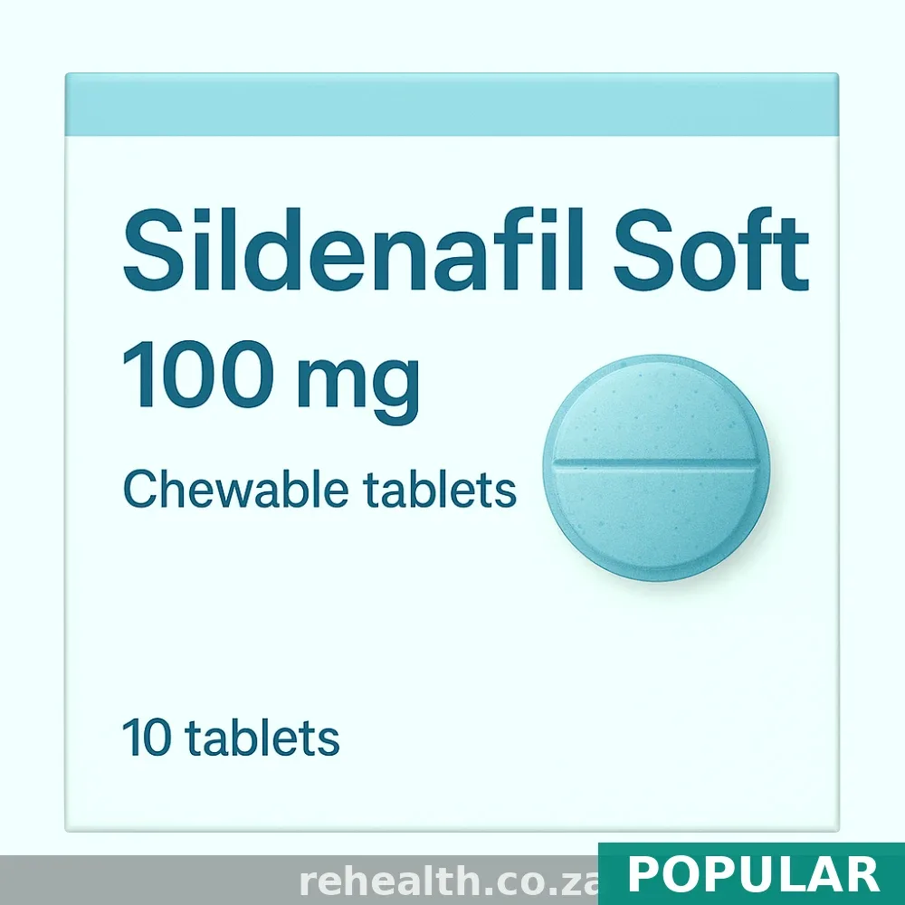Viagra Soft in South Africa — Sildenafil 100mg Tablets for Erectile Dysfunction